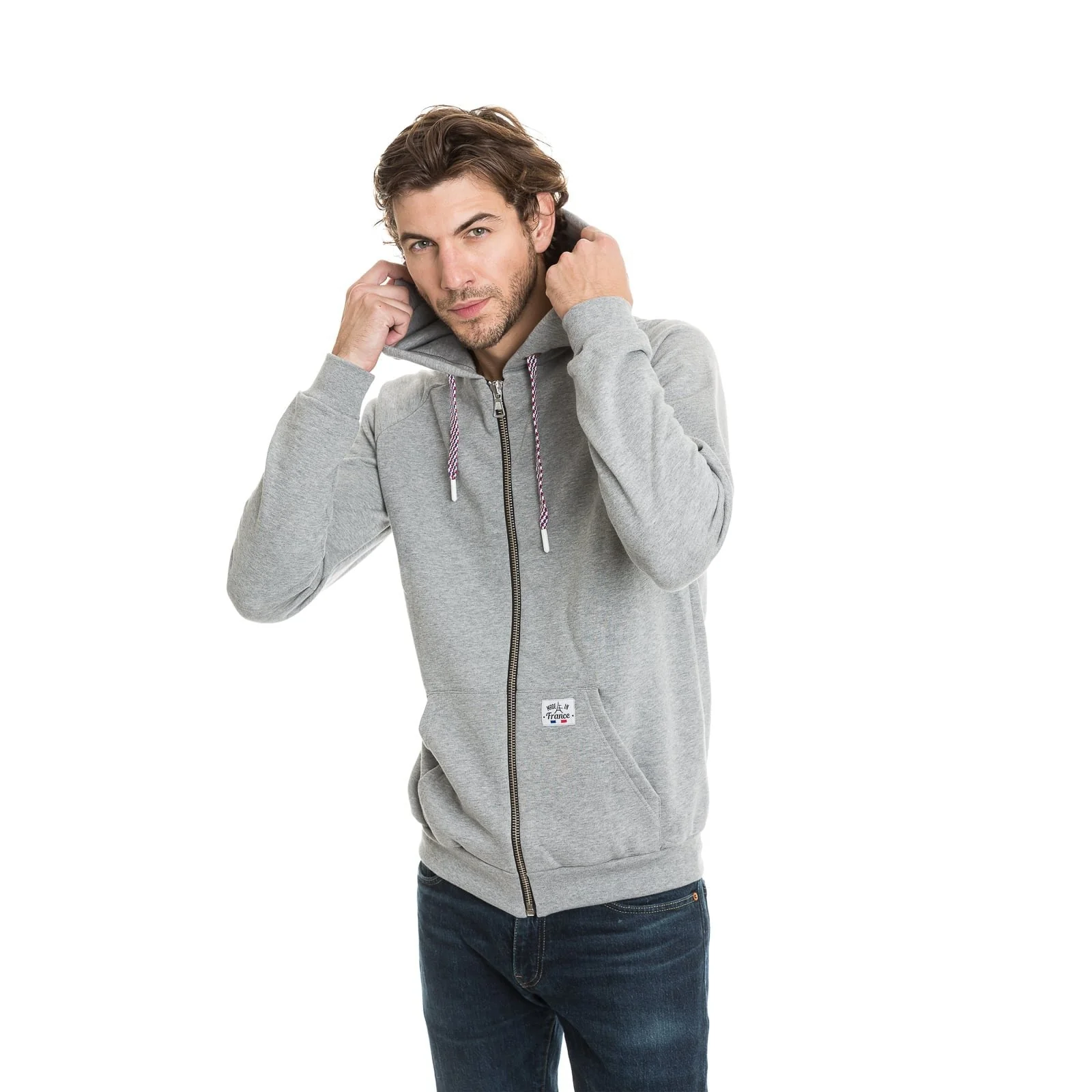 Sweat capuche zippé Made in France - Image 4