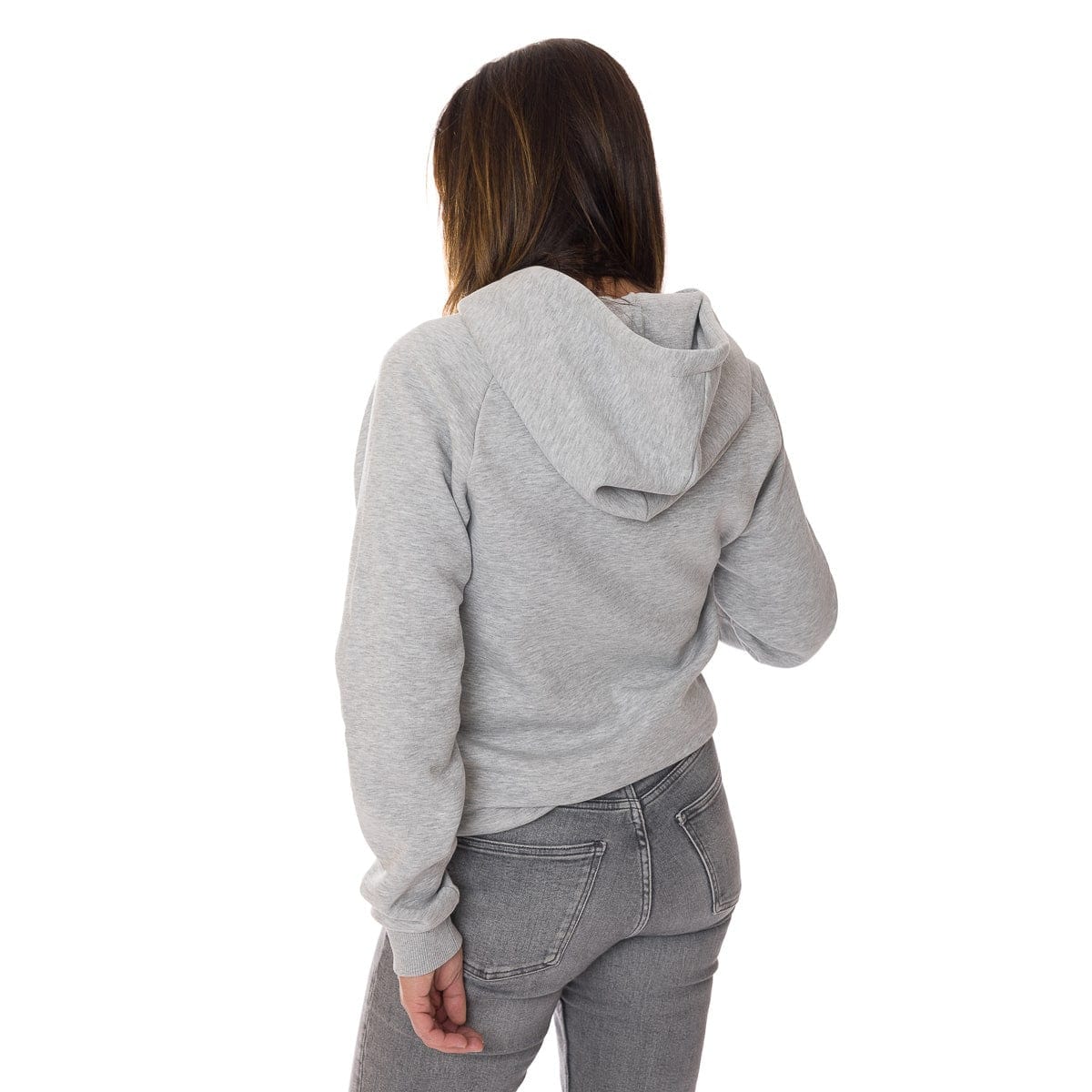 Sweat à capuche Femme - Gris - Image 3