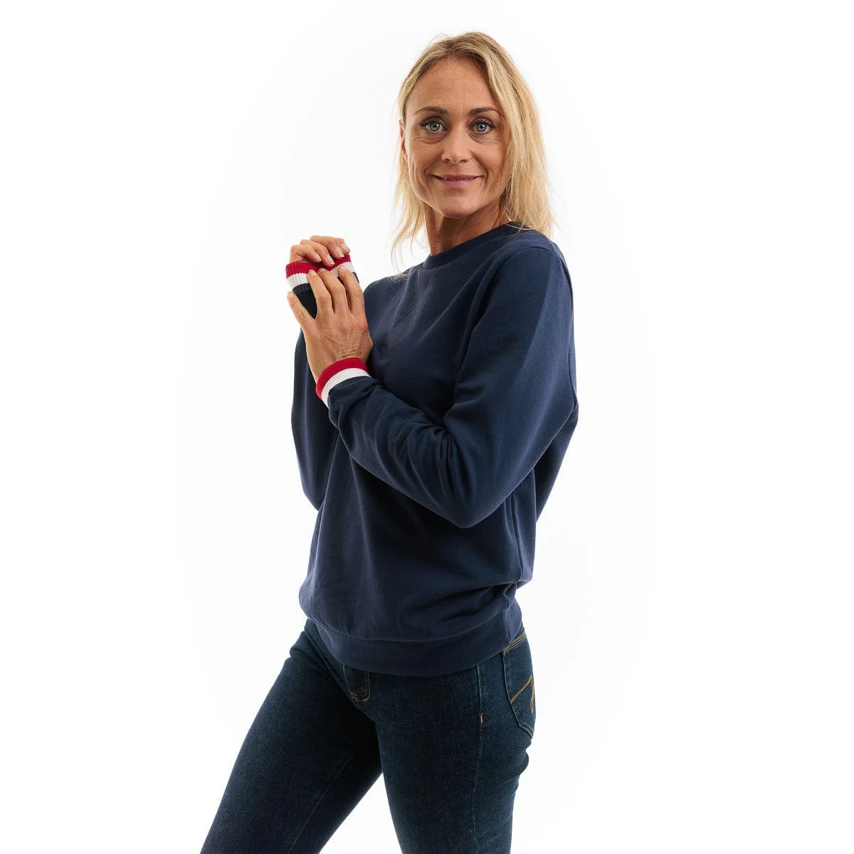 Sweat français femme bleu marine