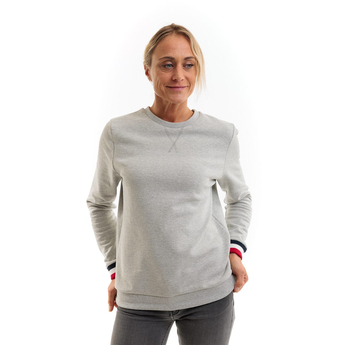 Sweat français femme gris - Image 2