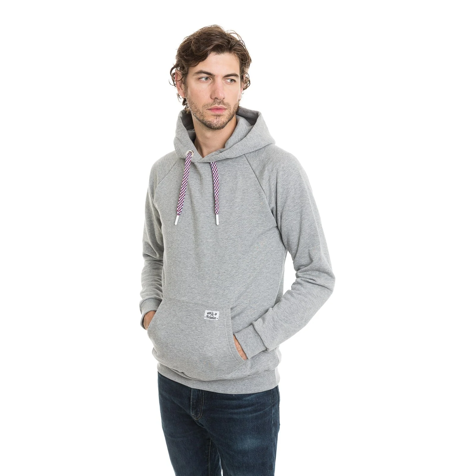 Sweat capuche uni - Image 3