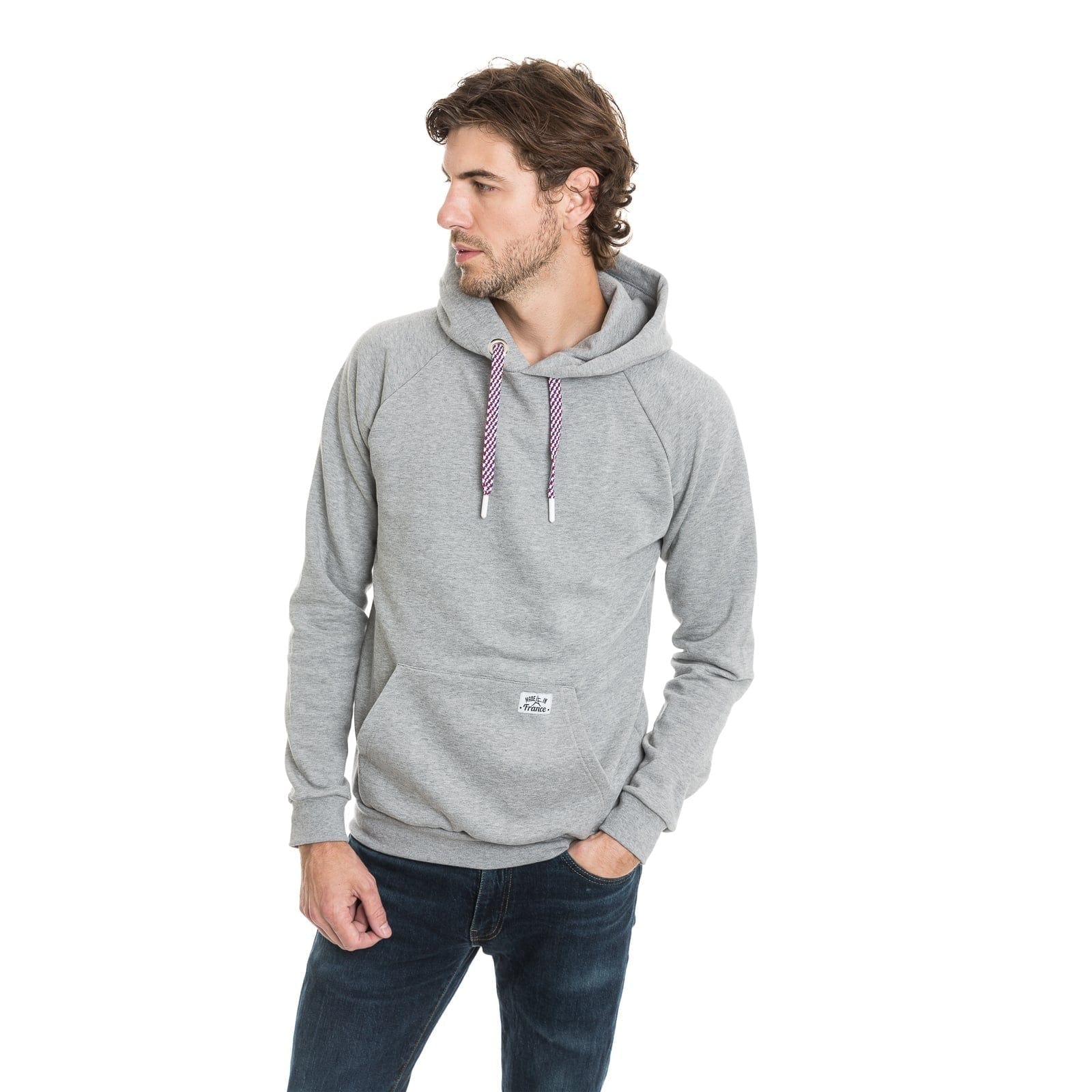 Sweat capuche uni - Image 4