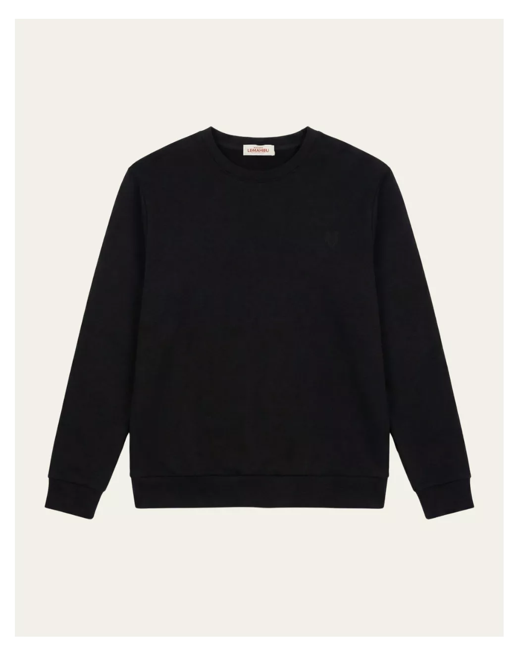 Sweat Homme sans capuche - Noir - Image 5