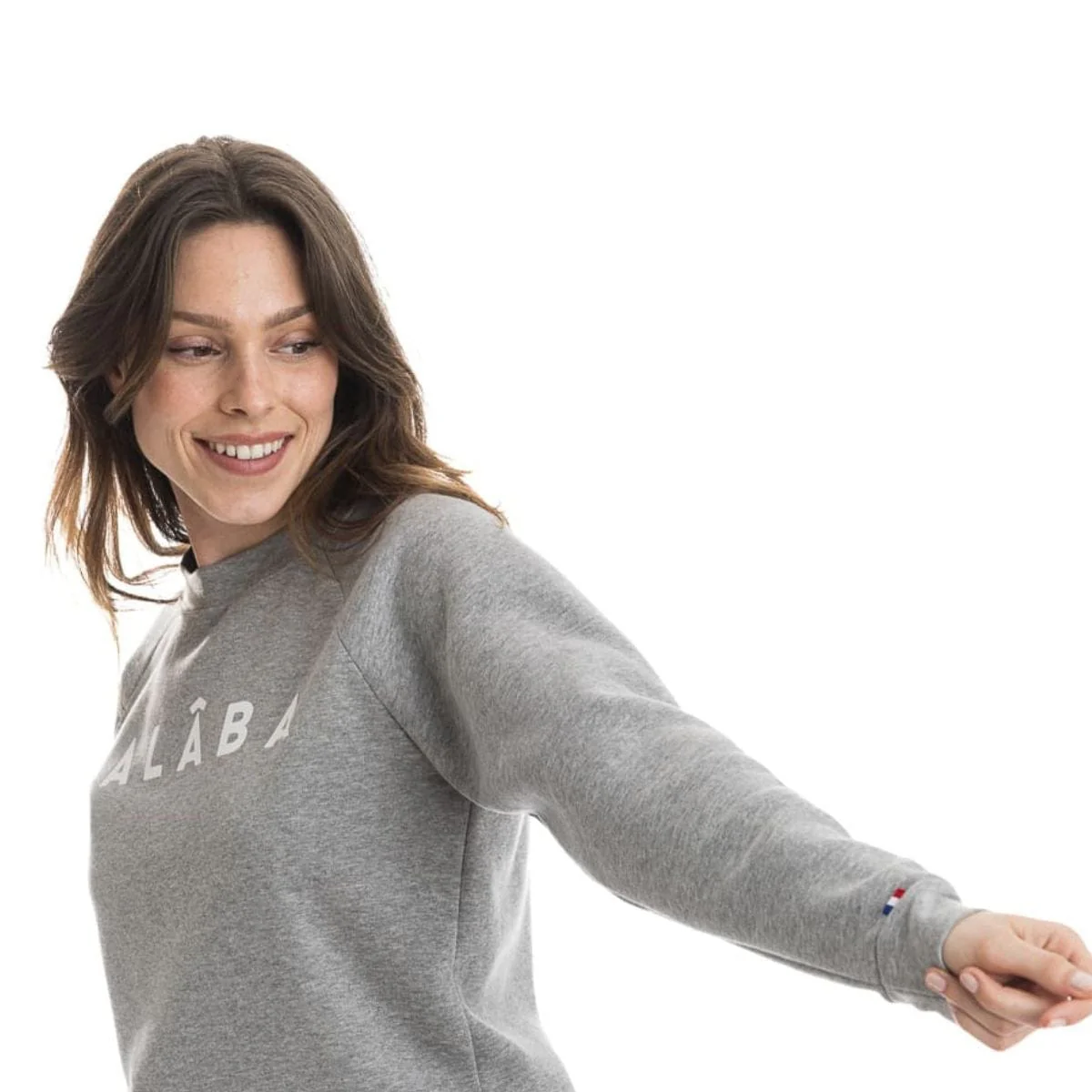 Sweat sans capuche gris - PALÂBA - Image 2