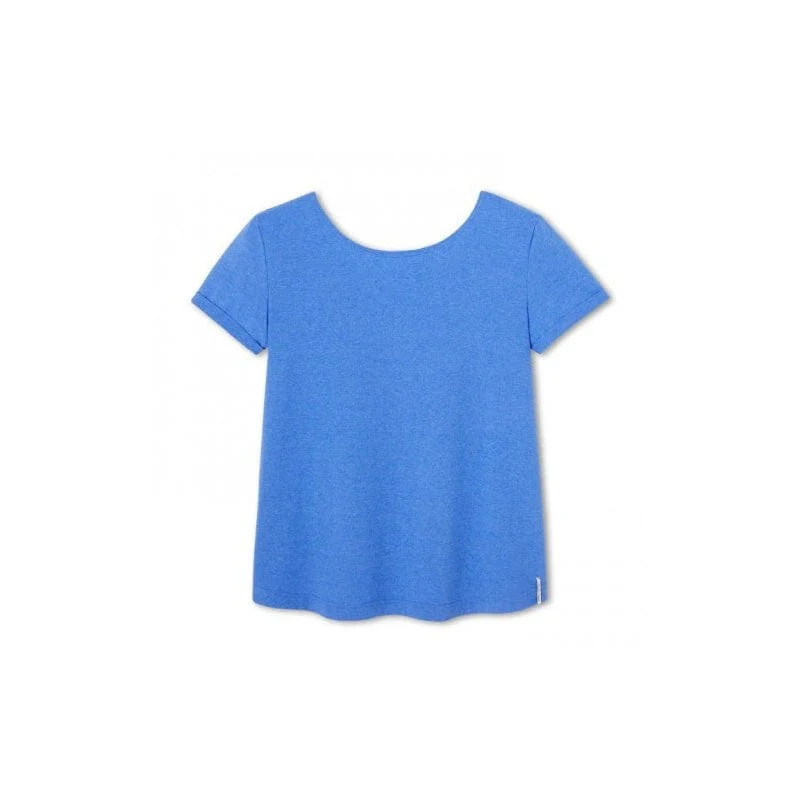 Tshirt uni femme Bleu - Image 3