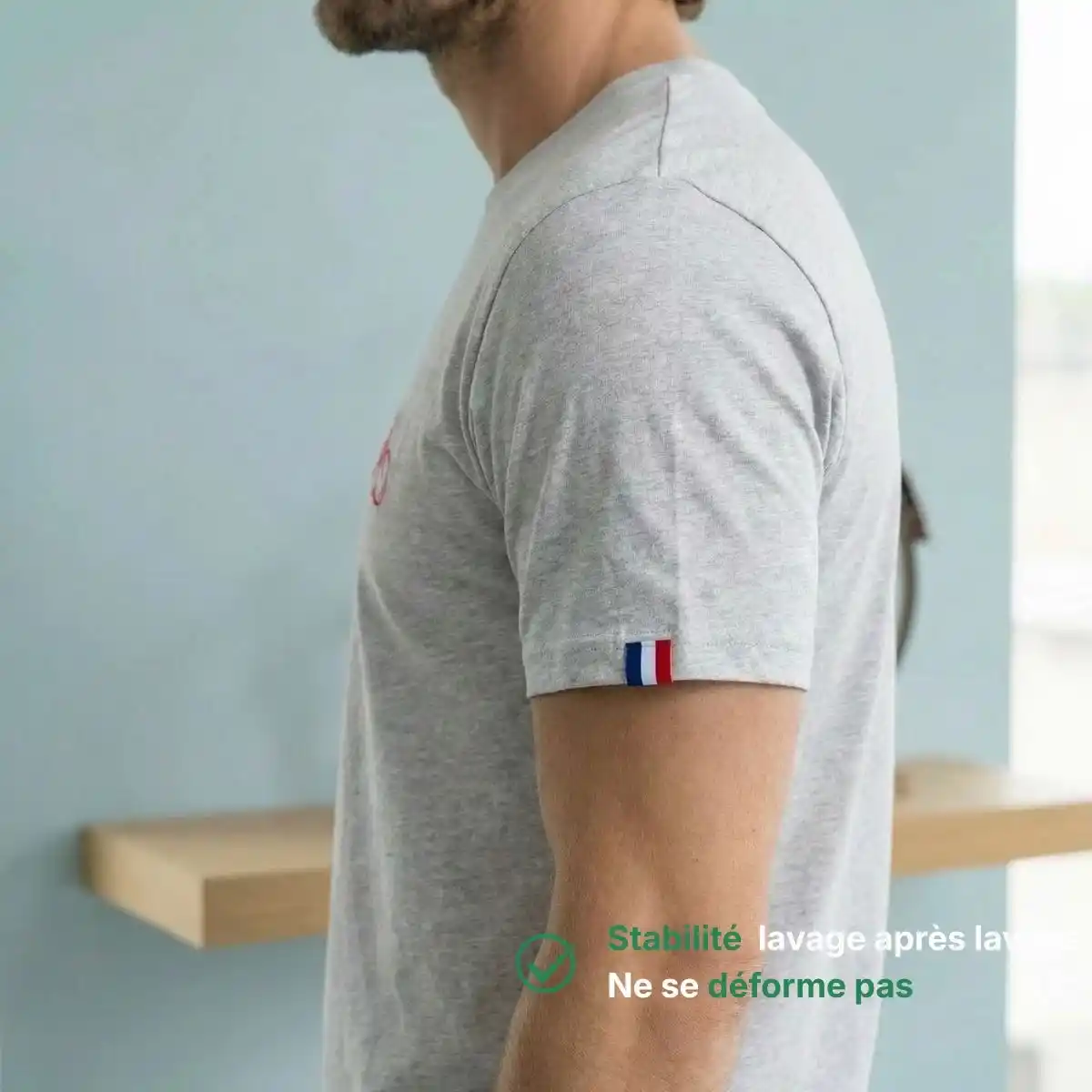 T-shirt Homme gris | C'était mieux avant LA K7 - Image 3