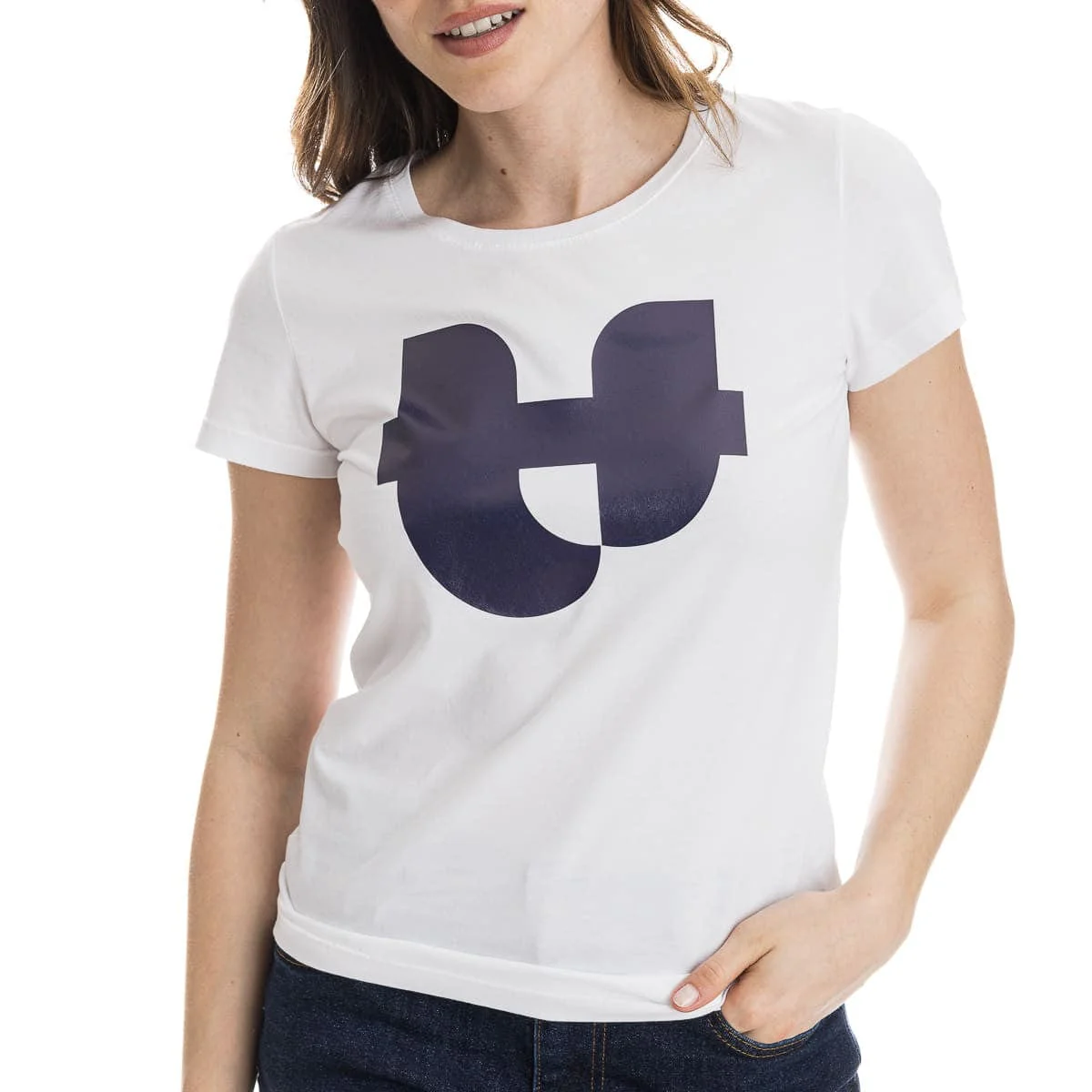 T-shirt Femme Blanc - La griffe - Image 2