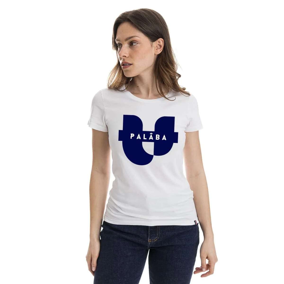 T-shirt Femme blanc  - La Signature - Image 2
