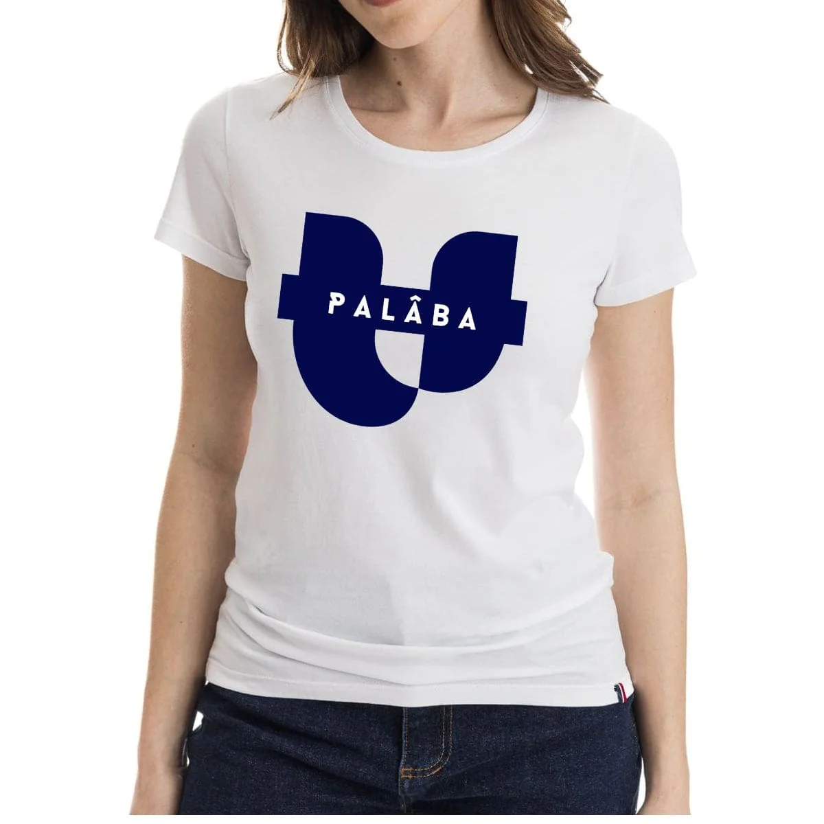 T-shirt Femme blanc  - La Signature - Image 3