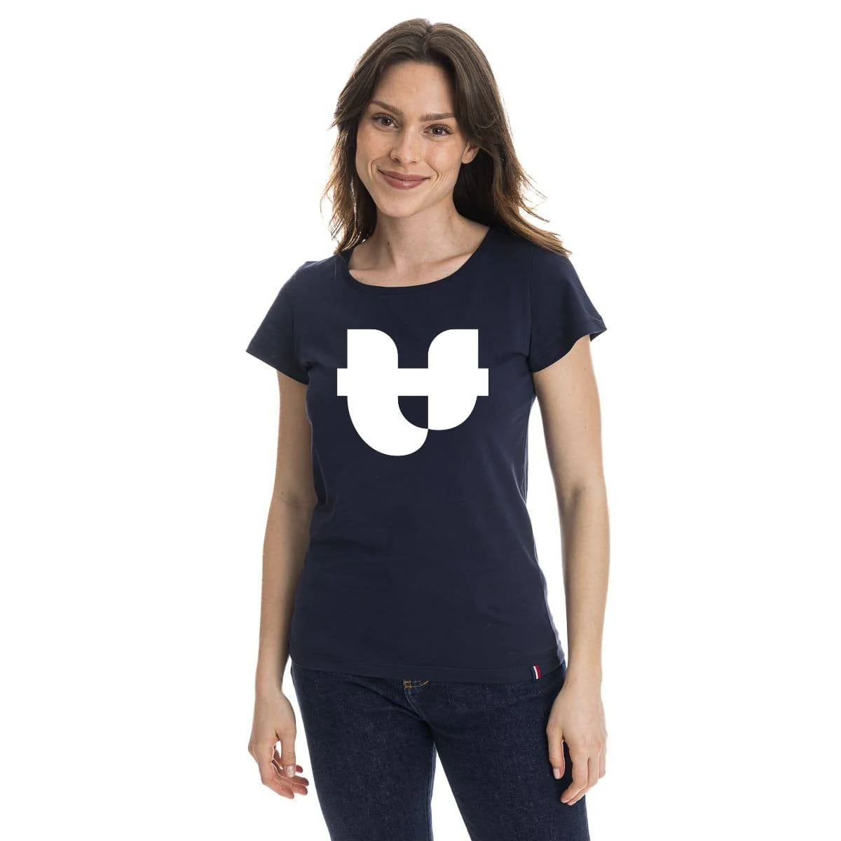 T-shirt Femme Bleu Marine - La Griffe - Image 2