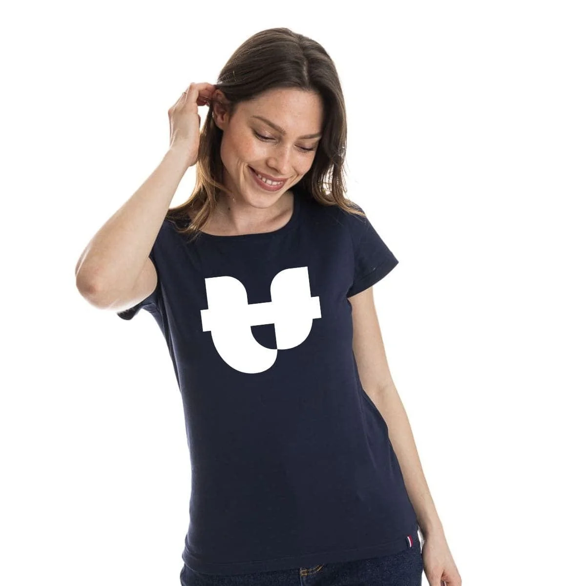 T-shirt Femme Bleu Marine - La Griffe - Image 4