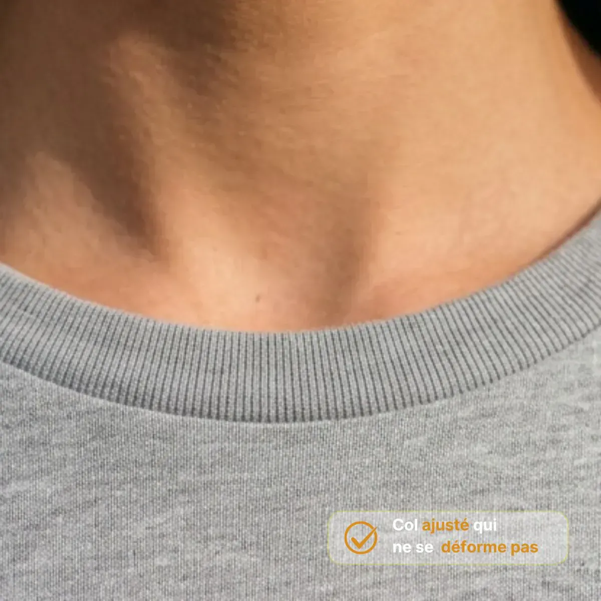 T-shirt femme gris - Image 3