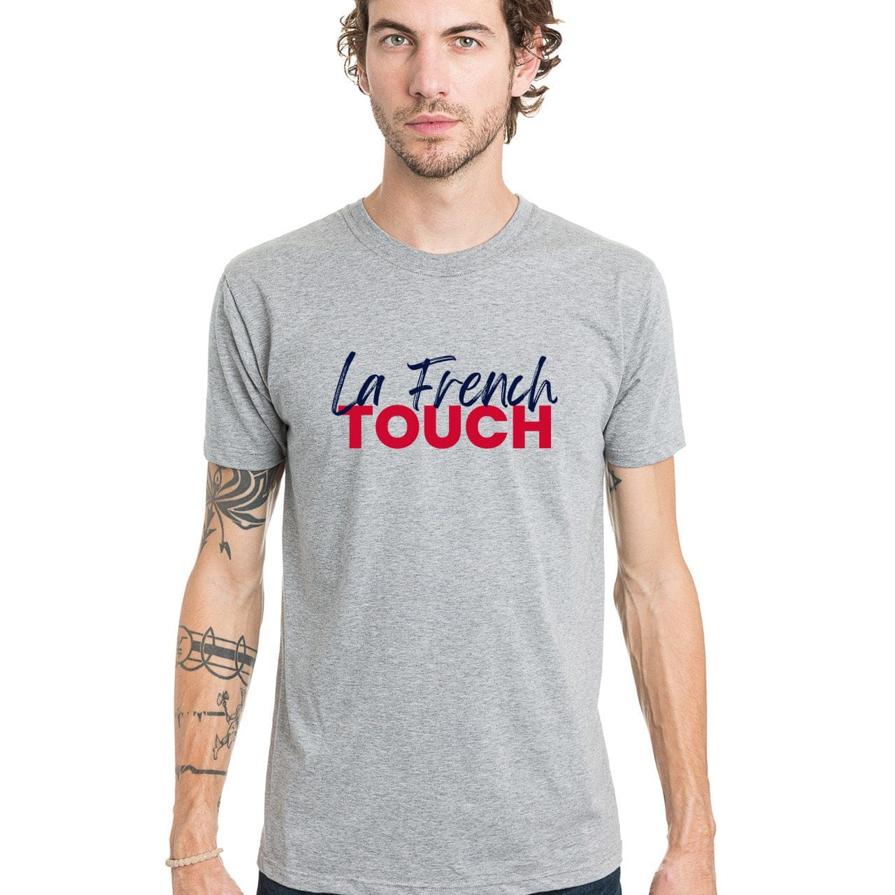 T-shirt homme bleu | La French Touch - Image 4