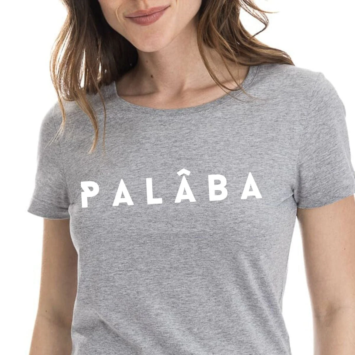 T-shirt Femme gris - PALÂBA - Image 2