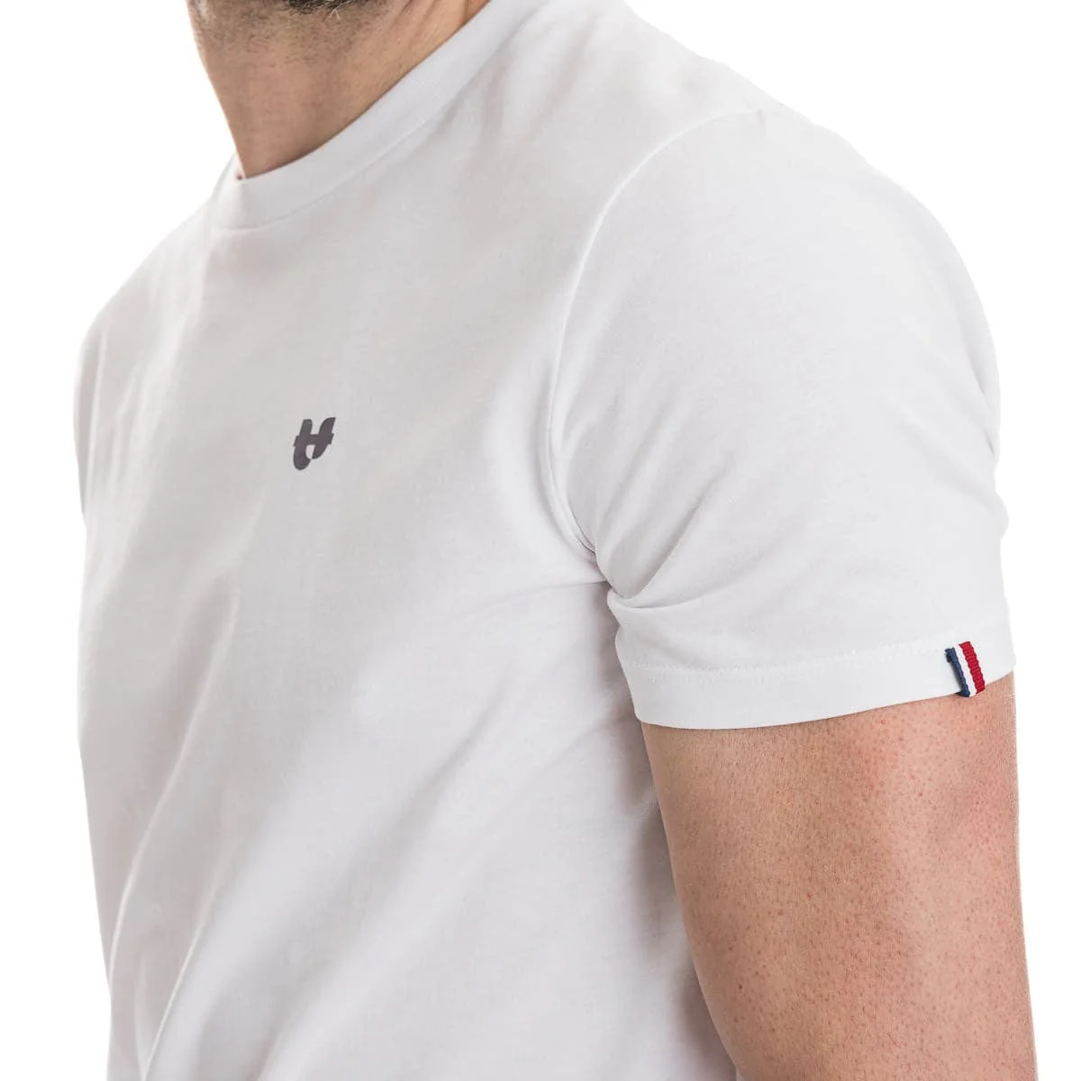 T-shirt Homme Blanc - Cœur - Image 3