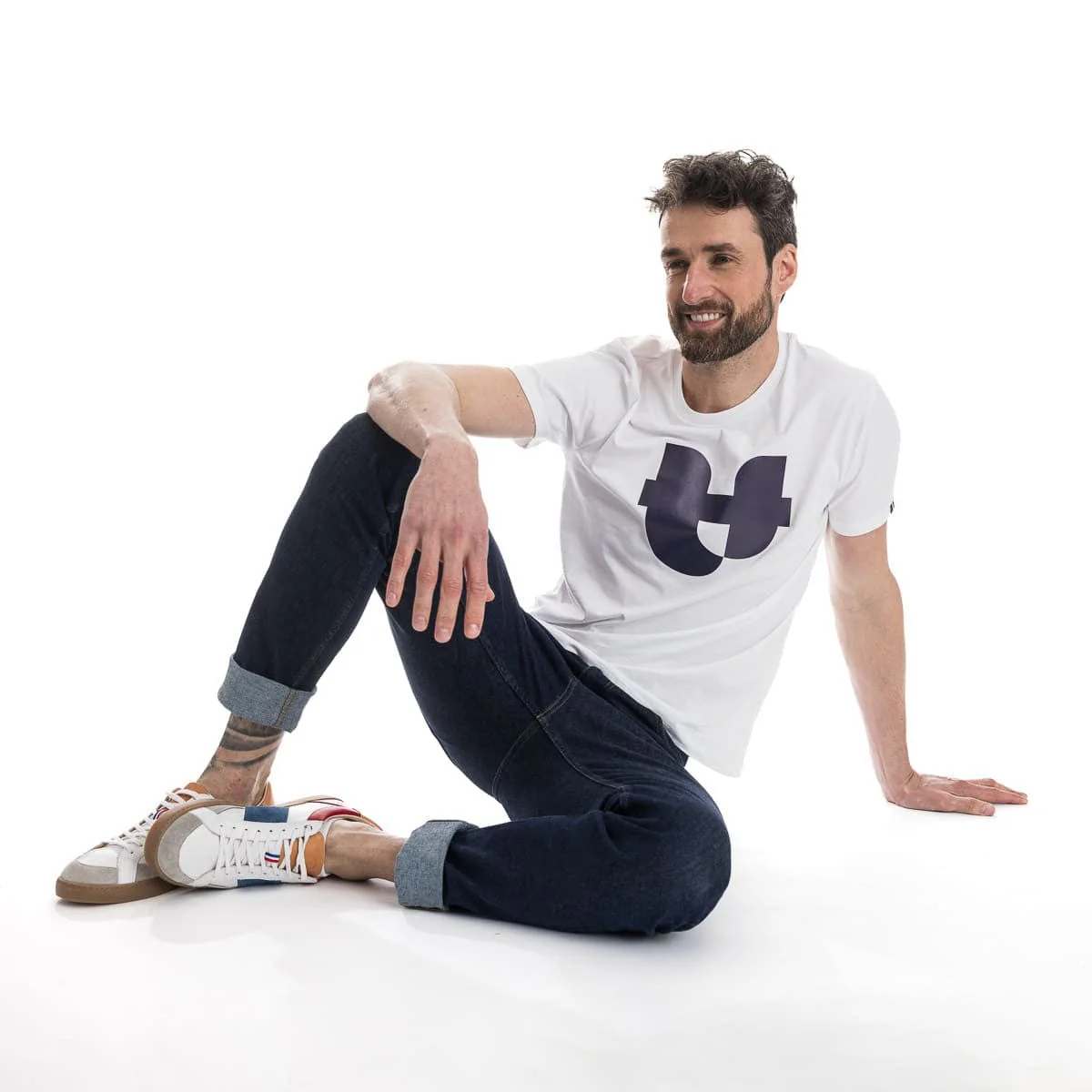 T-shirt Homme Blanc  - La griffe - Image 3