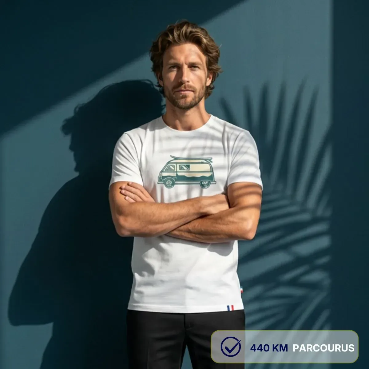T-shirt Homme Blanc | ROAD TRIP