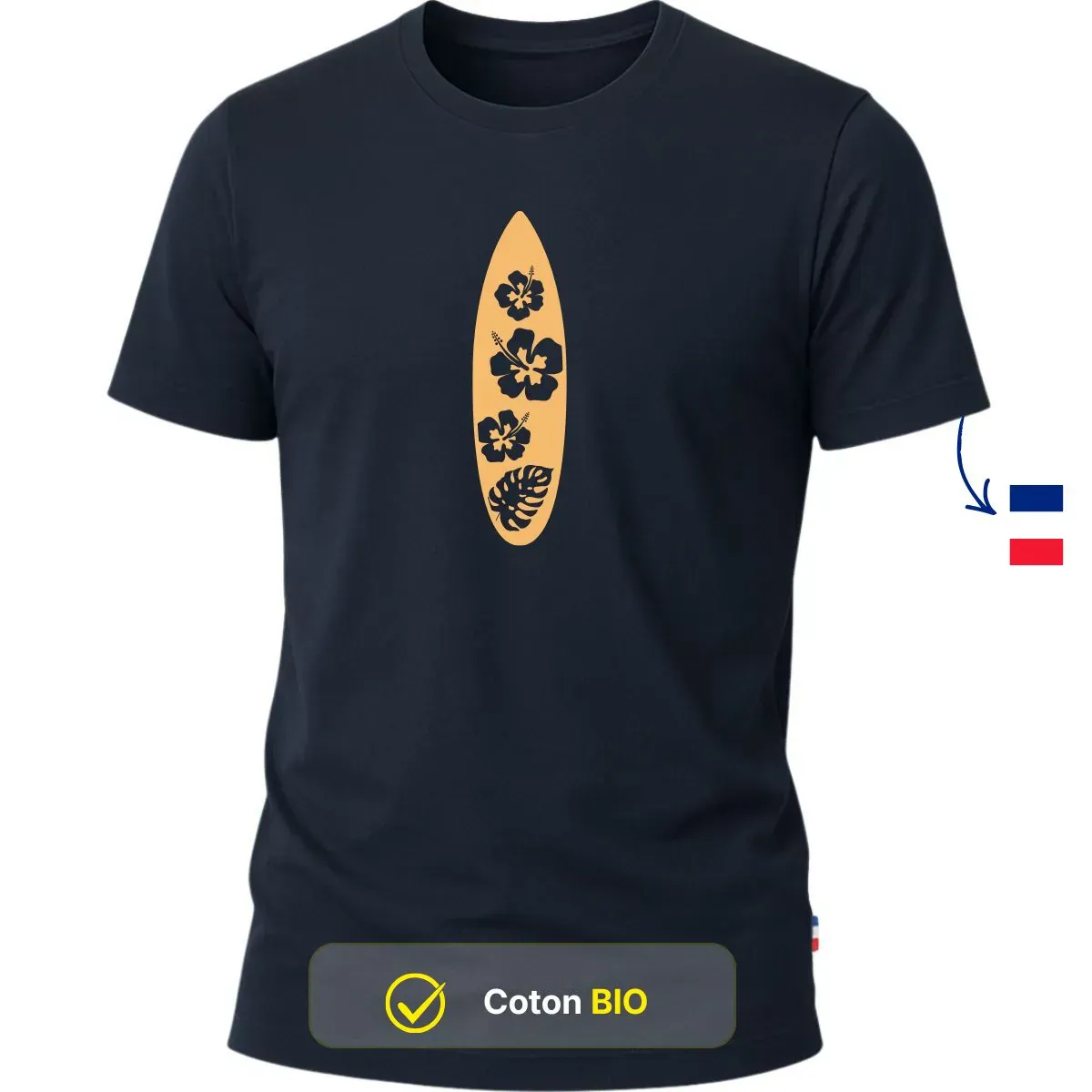 T-shirt Homme Bleu | Evasion - Image 2