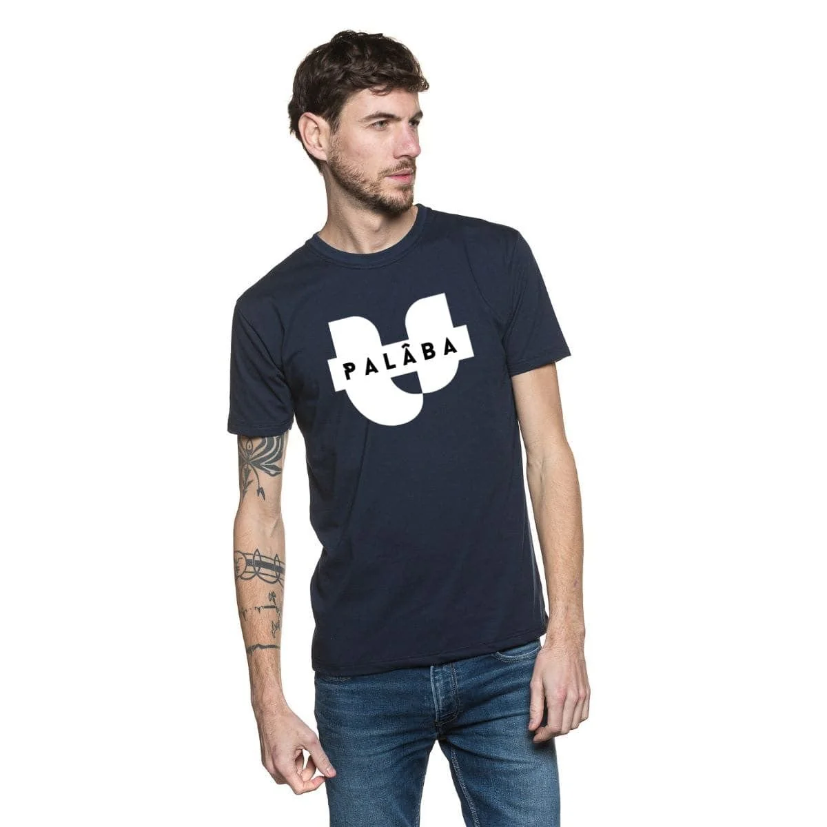 T-shirt Homme bleu marine - La Signature