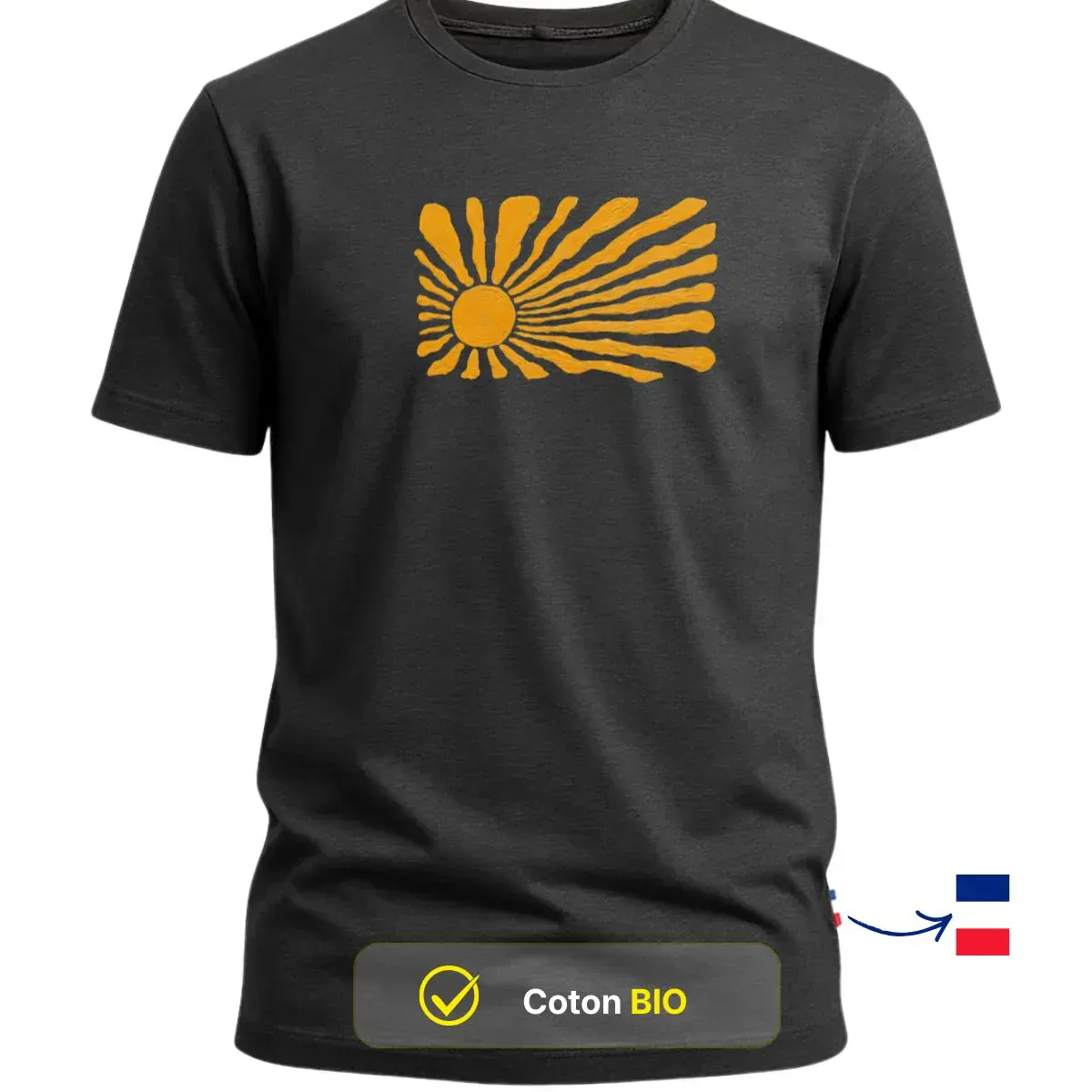 T-shirt Homme Gris chiné | LEVANT - Image 2