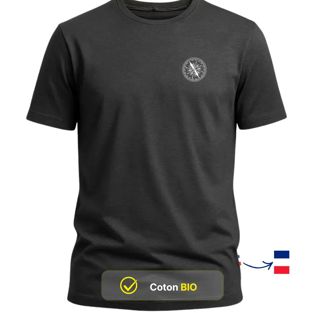T-shirt Homme Gris chiné | ROSE DES VENTS - Image 3