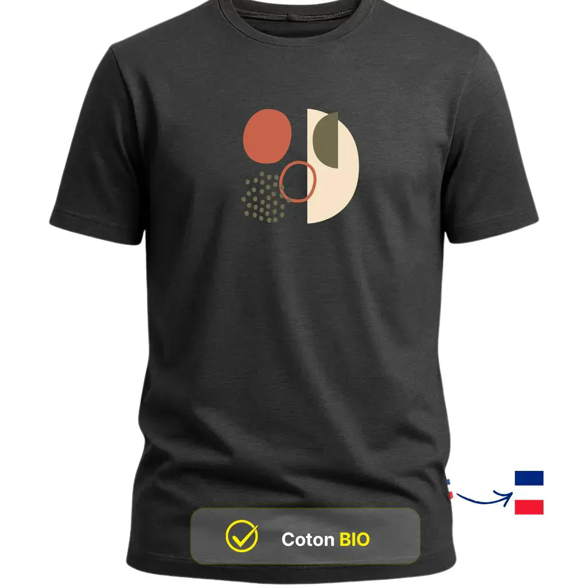 T-shirt Homme Gris chiné | TERRA - Image 2