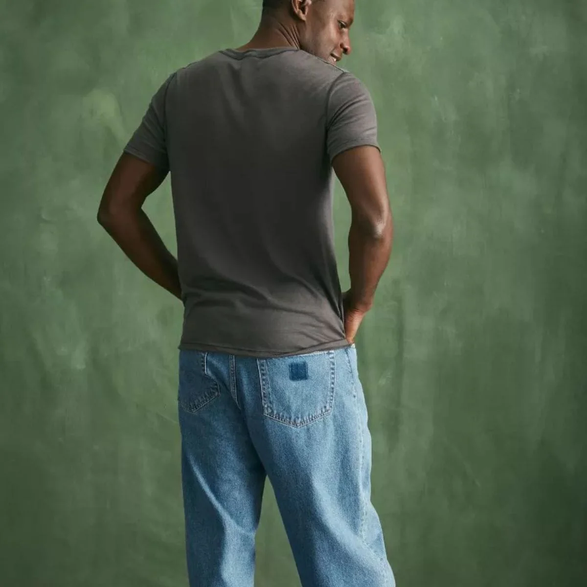 T-shirt laine mérinos Homme Gris - Image 4