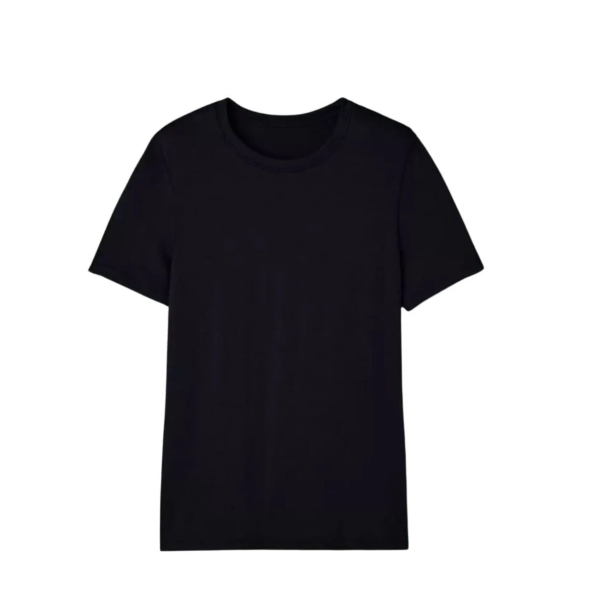 T-shirt laine mérinos Homme Noir - Image 5