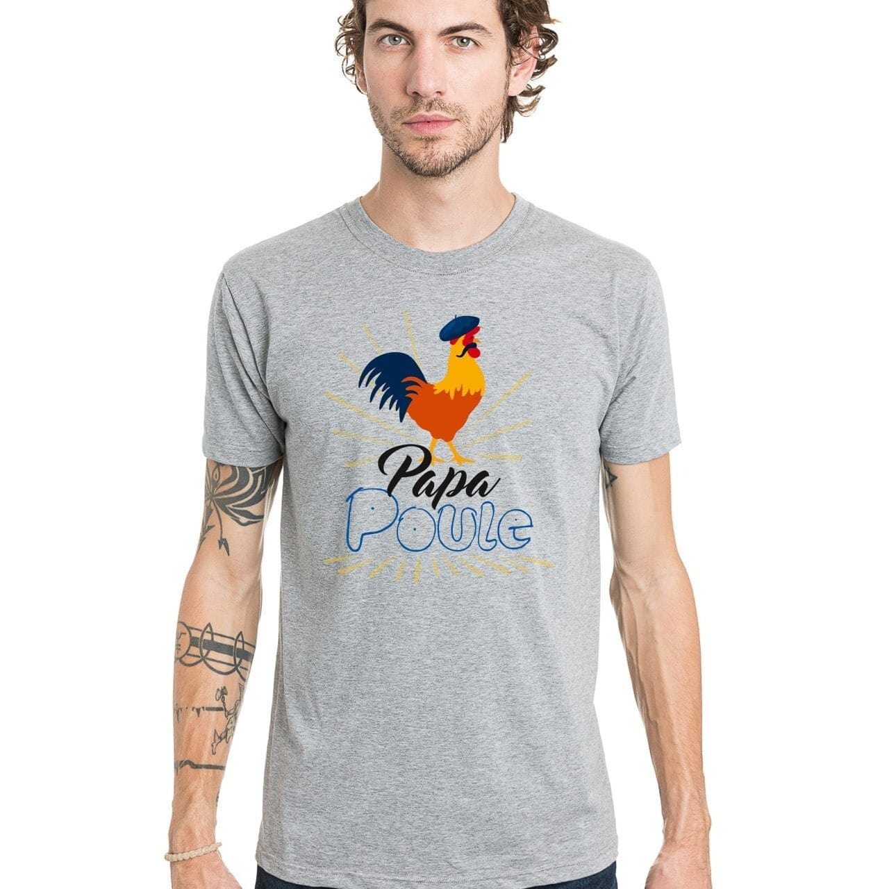 T-shirt blanc | Papa poule - Image 4
