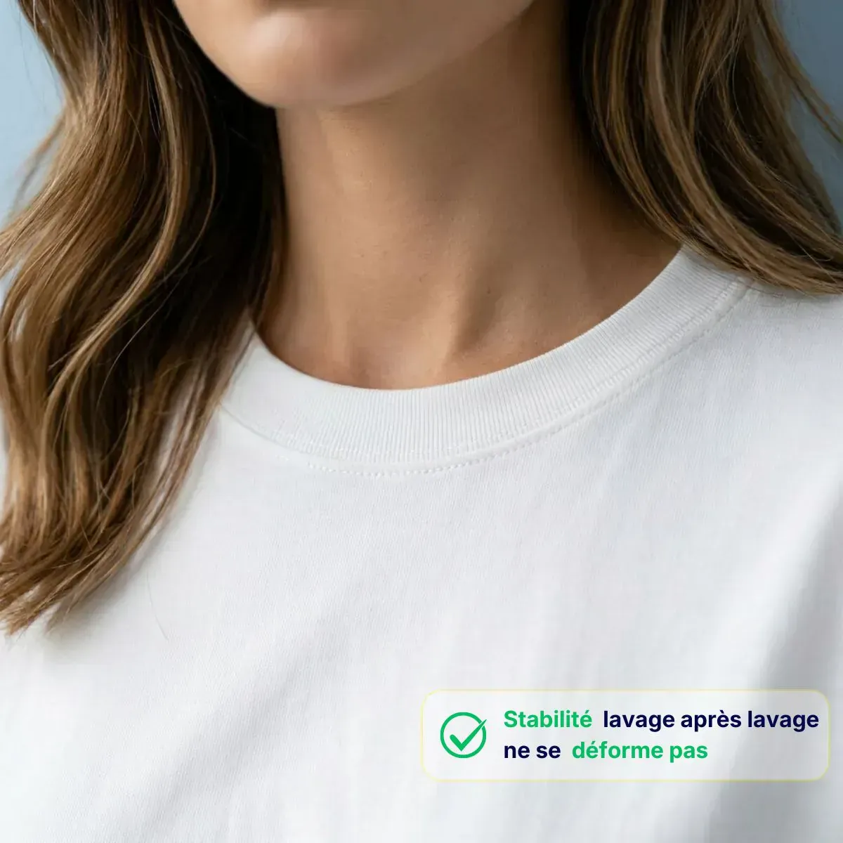 T-shirt blanc femme - Image 3